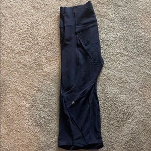 Cropped Lululemon Fast and Free Running Leggings